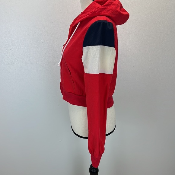 ⭐️🌸Vintage Y2K John Galt California cropped Windbreaker Size Small? - Picture 2 of 12